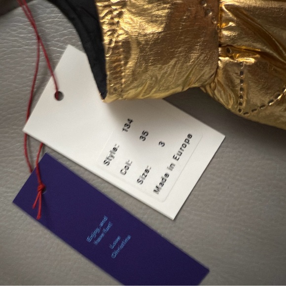 Christina Rohdes - Gold Quilted dress - Picture 5 of 5